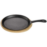 SERVIERPFANNE Emaille  - Schwarz, Design, Metall (37,4/18,5/1,6cm) - Echtwerk