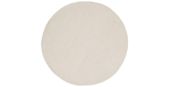 WOLLTEPPICH 120 cm Beige rund  - Beige, Design, Textil (120cm) - Linea Natura