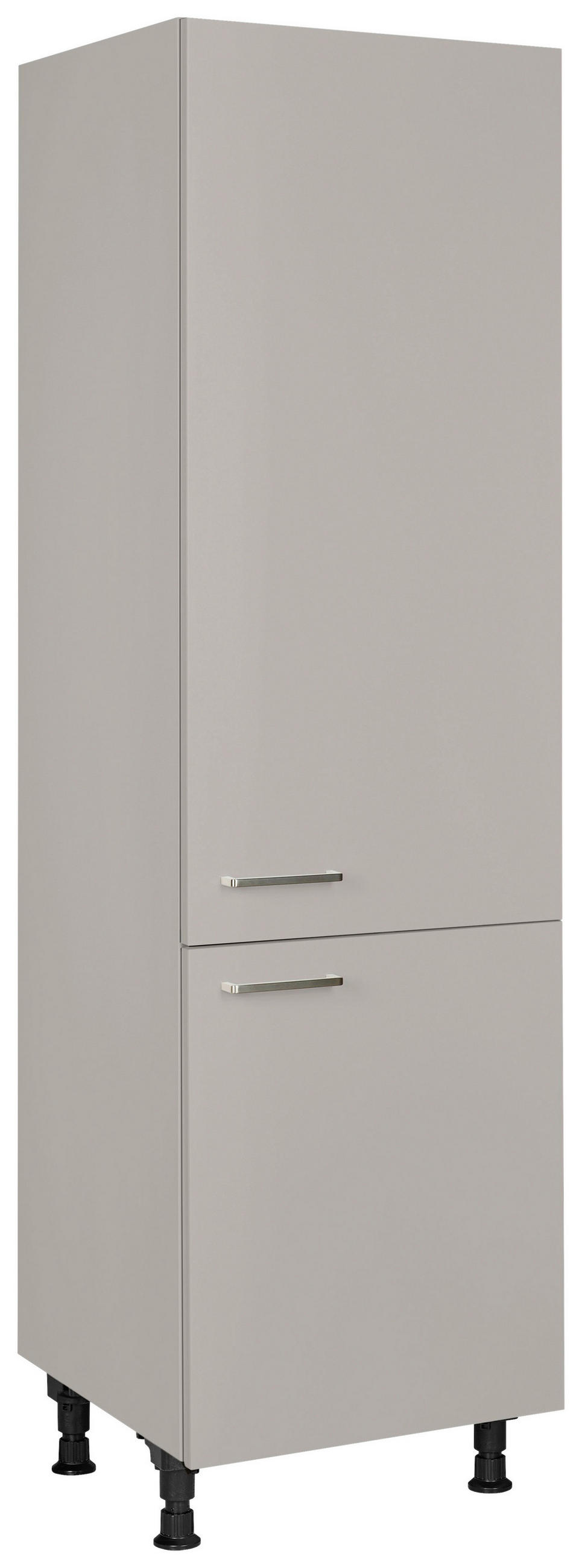 GERÄTEUMBAUSCHRANK 60/216,6/58 cm  in Grau  - Edelstahlfarben/Grau, MODERN, Holzwerkstoff/Metall (60/216,6/58cm) - Nobilia