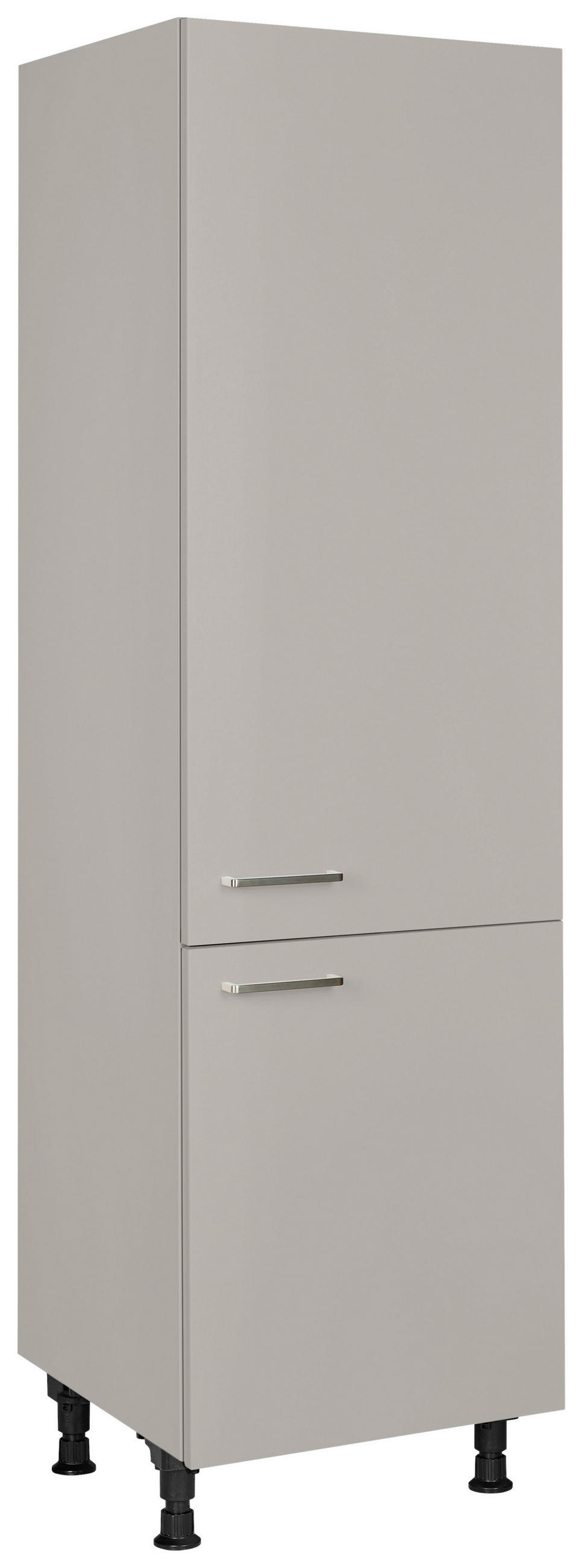 GERÄTEUMBAUSCHRANK 60/216,6/58 cm  in Grau  - Edelstahlfarben/Grau, MODERN, Holzwerkstoff/Metall (60/216,6/58cm) - Nobilia