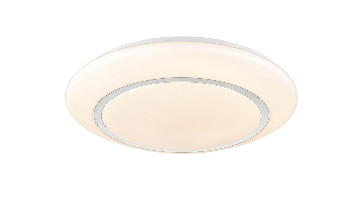 LED-DECKENLEUCHTE Rainbow  Smart 50/9 cm   - Weiß, LIFESTYLE, Kunststoff/Metall (50/9cm) - Novel