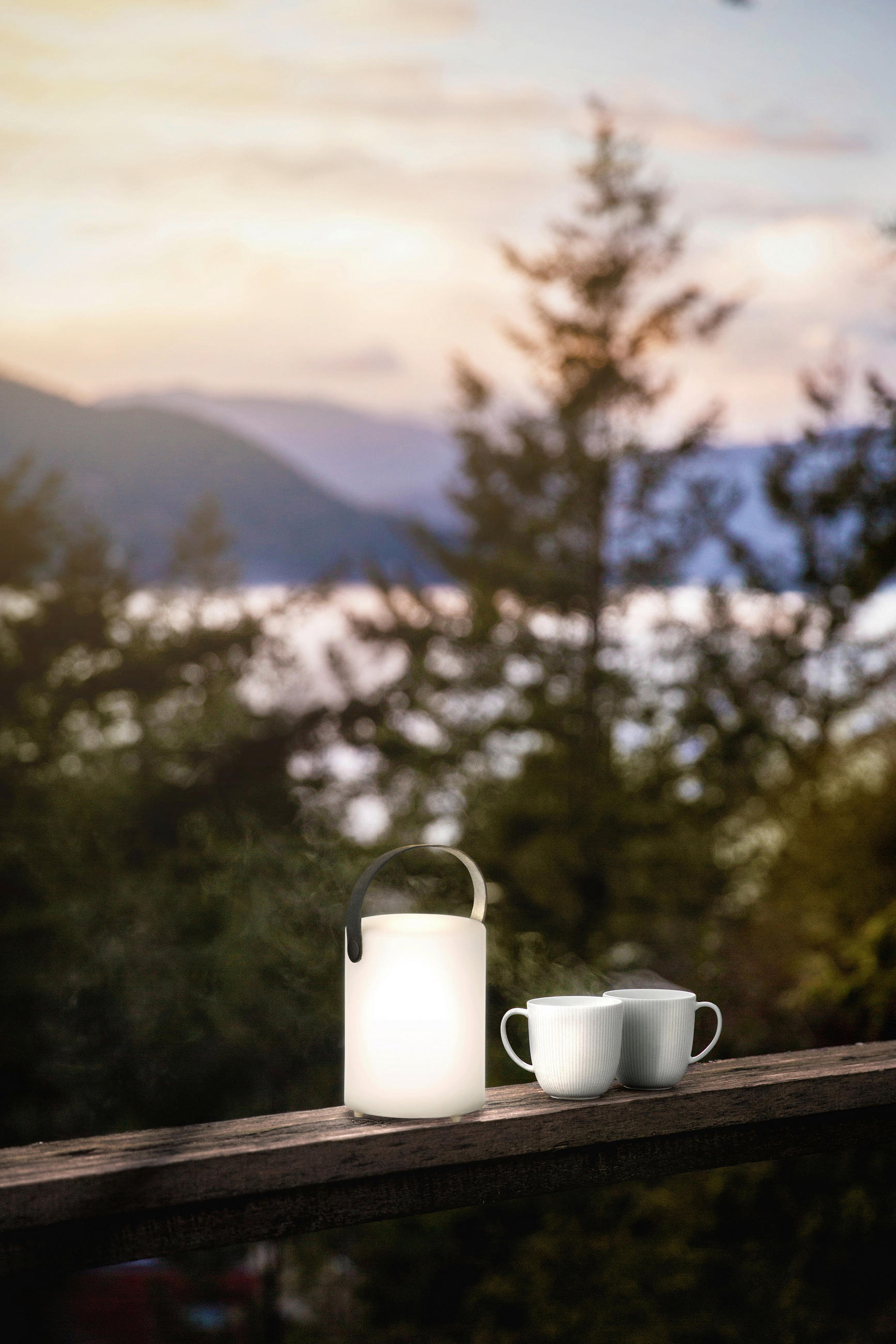 AKKU-TISCHLEUCHTE Ciro 11/15 cm   - Schwarz/Weiß, Design, Kunststoff (11/15cm)