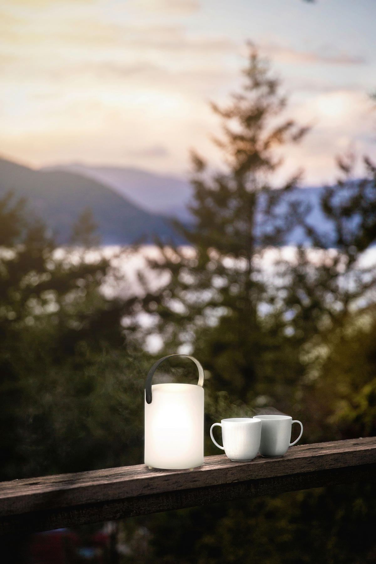 LED-Akkutischleuchte 2er SET Ciro 11/15 cm  - Schwarz/Weiß, Design, Kunststoff (11/15cm) - Schöner Wohnen