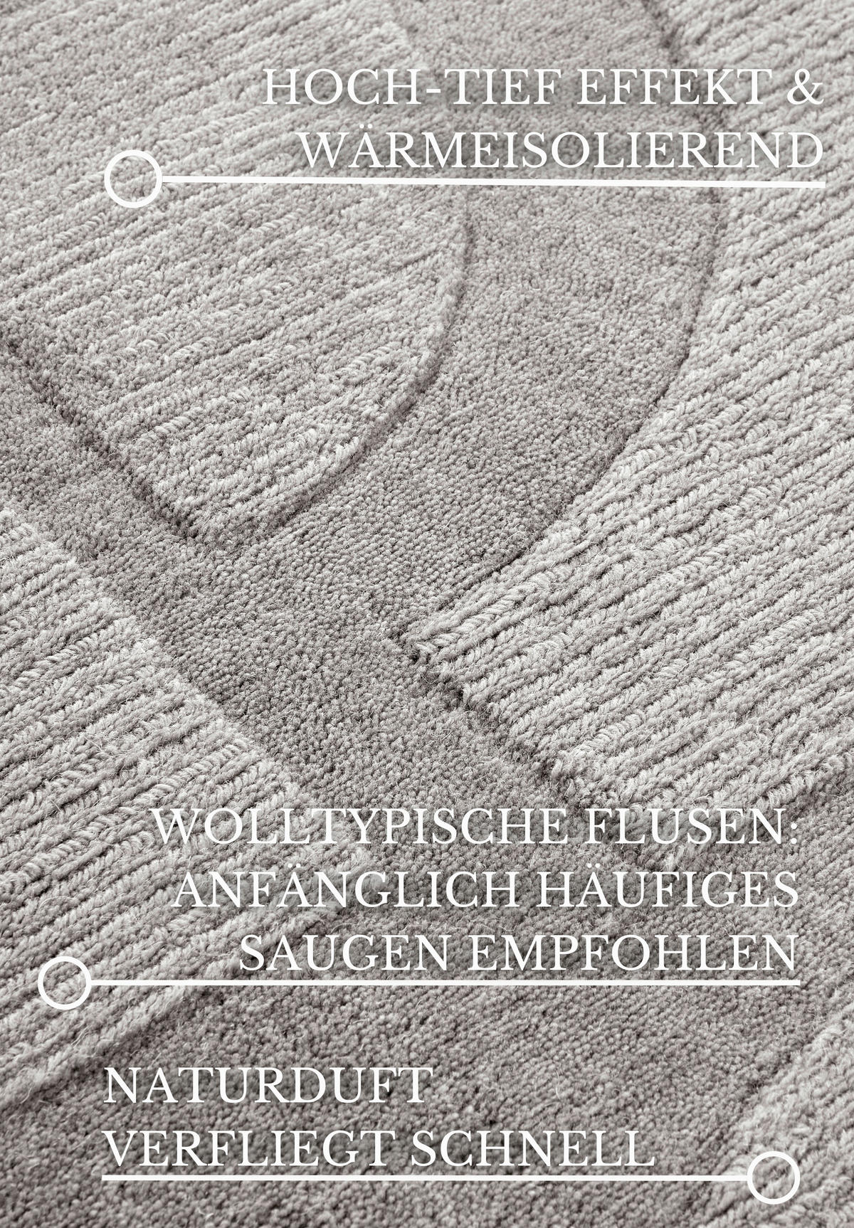 HANDWEBTEPPICH 120/170 cm Kollektion 1906 Grau  - Grau, Basics, Textil (120/170cm) - Villeroy & Boch