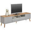 TV-ELEMENT - Eichefarben/Grau, MODERN, Holz/Holzwerkstoff (192/54/43cm)