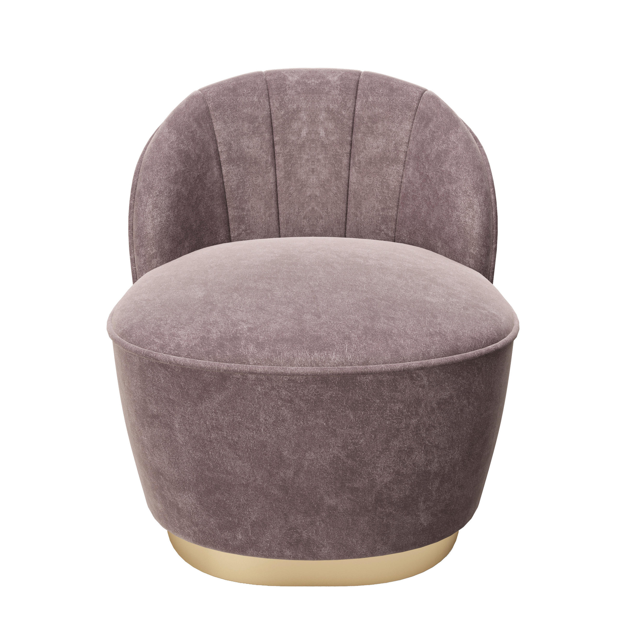 SESSEL in Samt Rosa  - Rosa, KONVENTIONELL, Textil (67/70/71cm) - Playboy