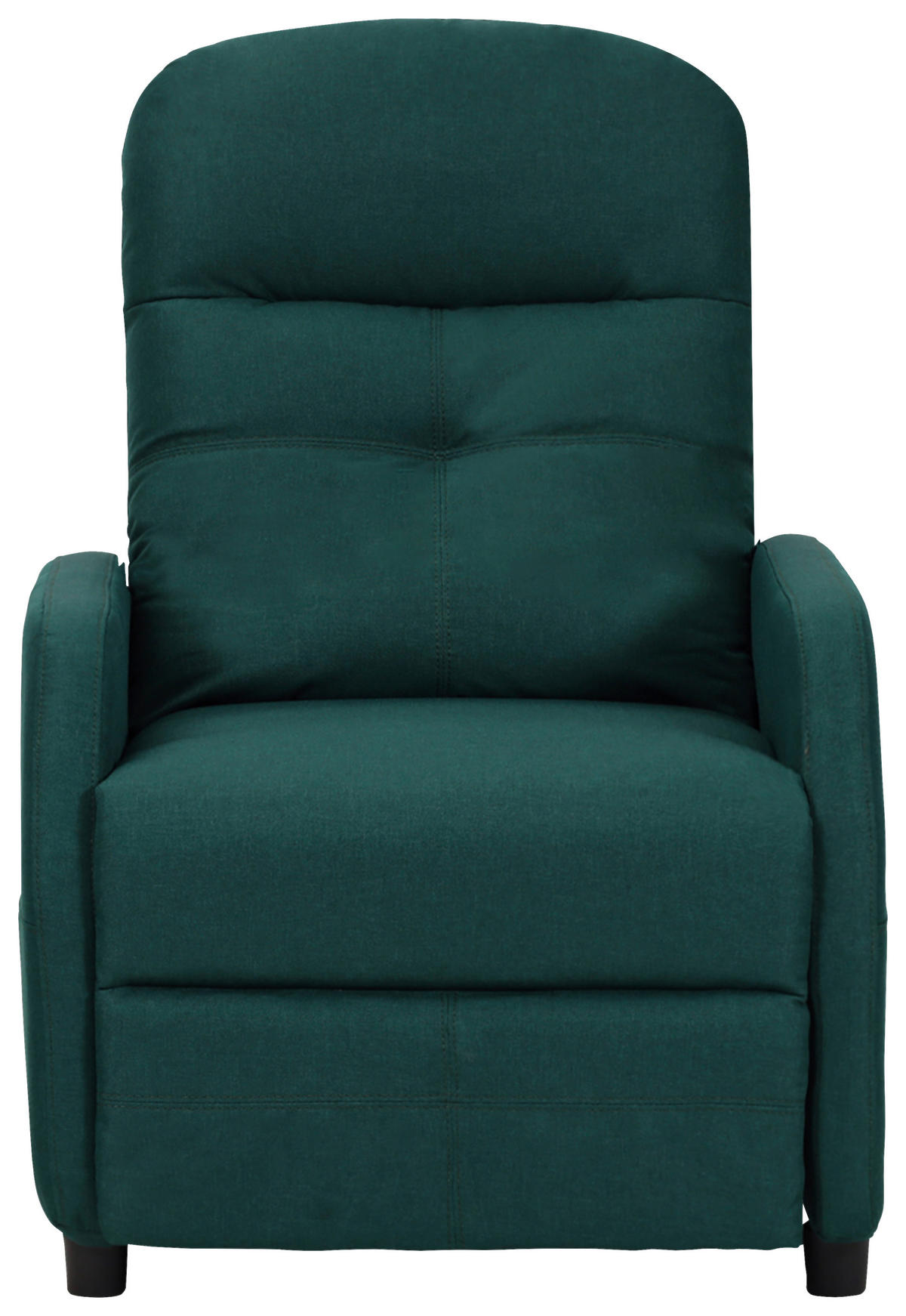 FERNSEHSESSEL in Flachgewebe Grün  - Schwarz/Grün, KONVENTIONELL, Textil/Metall (74/104/91cm) - MID.YOU