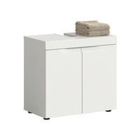WASCHBECKENUNTERSCHRANK 60/56/34 cm  - Schwarz/Weiß, Trend, Holzwerkstoff/Kunststoff (60/56/34cm) - MID.YOU