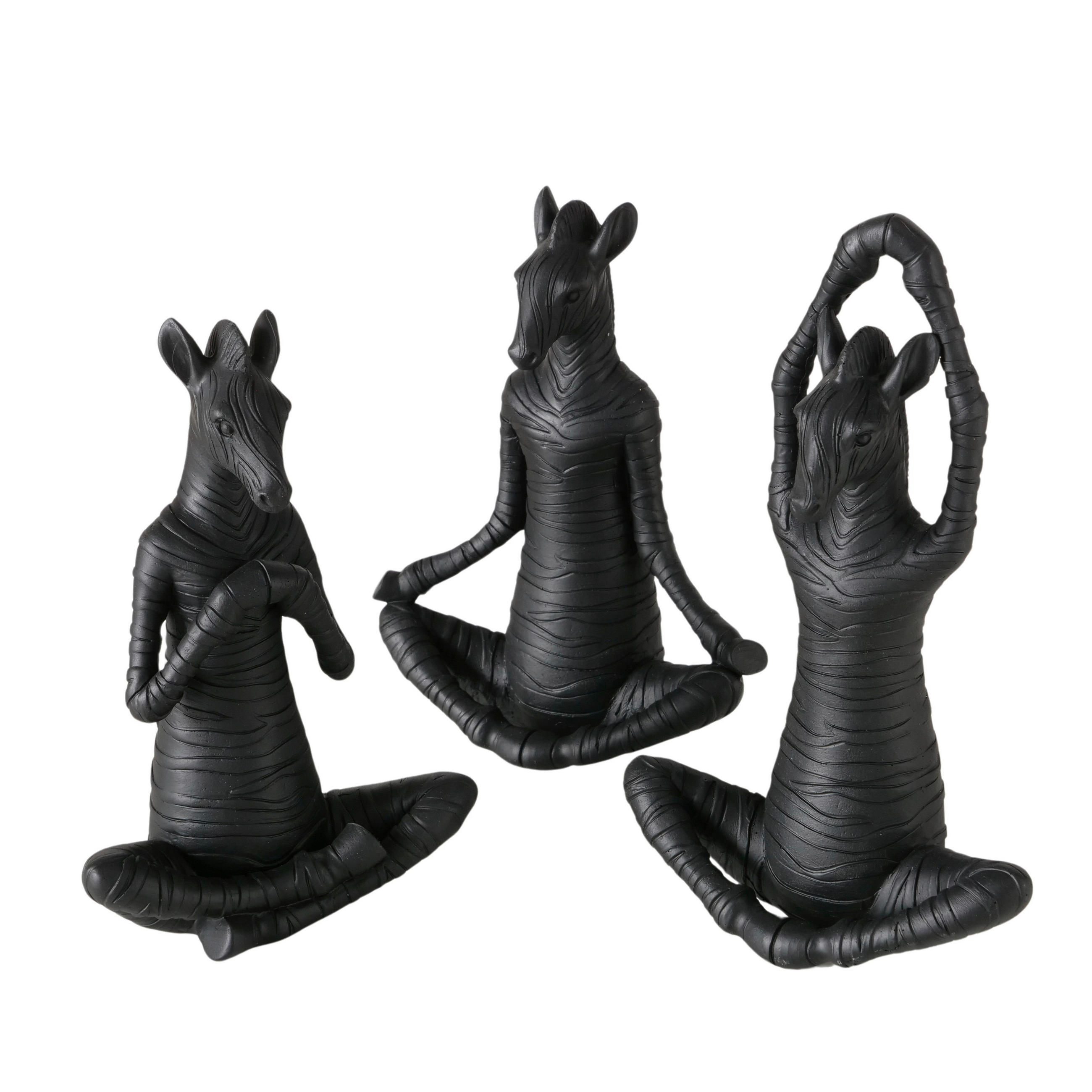DEKORAČNÉ ZVIERATKO - čierna, Design, plast (12/6/18cm)