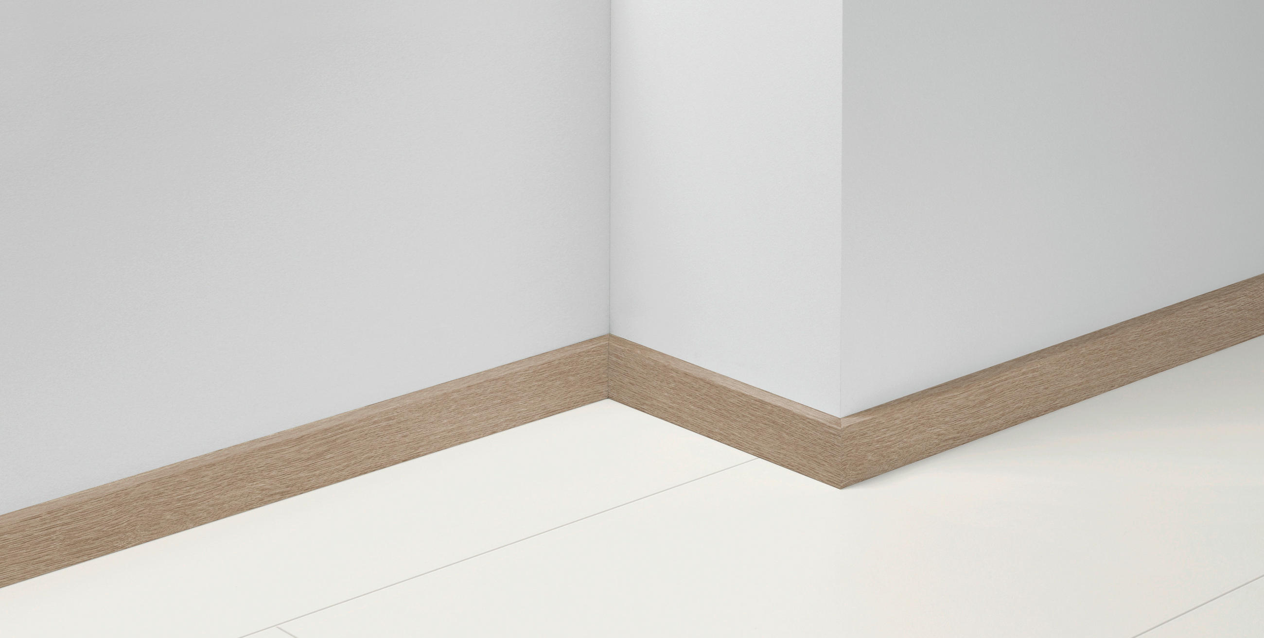 SOCKELLEISTE - Hellbraun/Eichefarben, Basics, Holz (220/1,6/5,0cm) - Parador