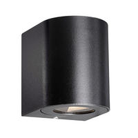 AUßENWANDLEUCHTE 8,7/10,6/10 cm   - Schwarz, Basics, Metall (8,7/10,6/10cm) - Nordlux