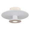 STROPNA LED-SVETILKA   //3000 K/230 V/ - bela/bež, Basics, kovina/umetna masa (38/18cm) - Globo