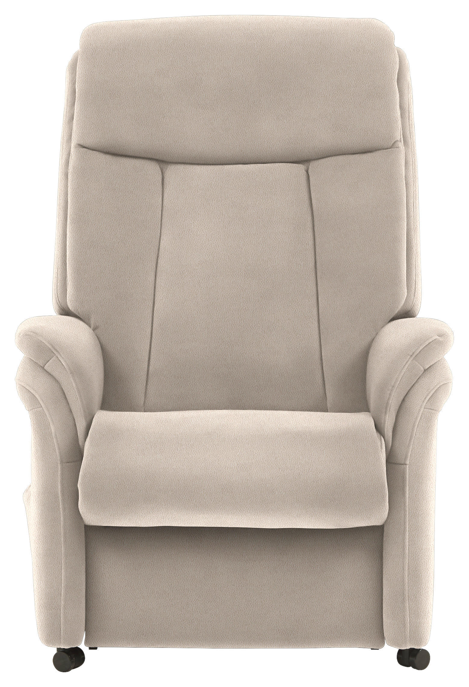 FERNSEHSESSEL in Mikrofaser Beige  - Beige, Konventionell, Kunststoff/Textil (74/107/84cm) - Valdera