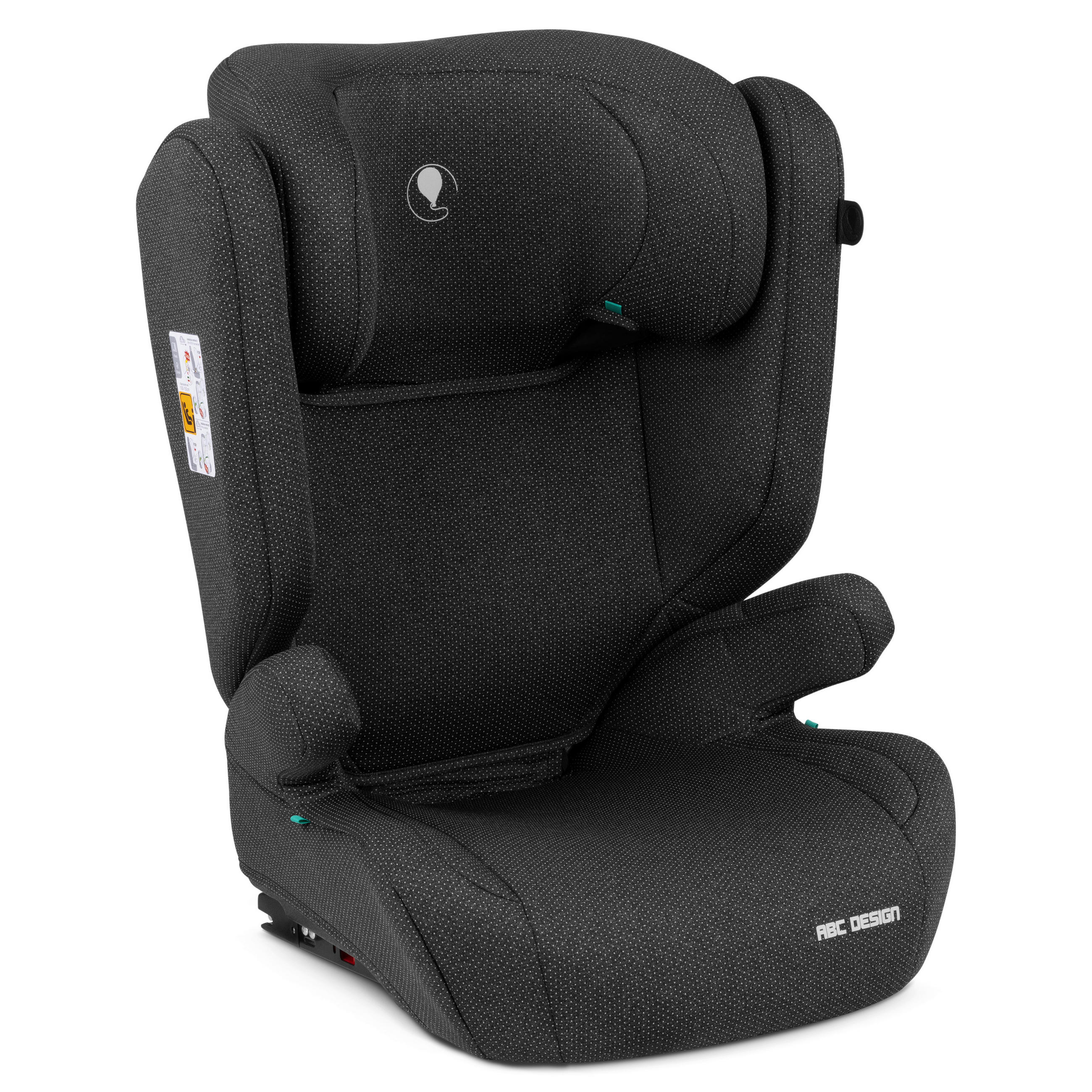 KINDERAUTOSITZ MALLOW 2 FIX I-SIZE  - Anthrazit, Basics, Textil (59/44/46cm) - ABC Design