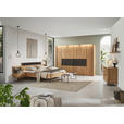 BETTANLAGE 180/200 cm  in Wildeiche, Schwarz  - Wildeiche/Schwarz, Design, Holz/Textil (180/200cm) - Valnatura