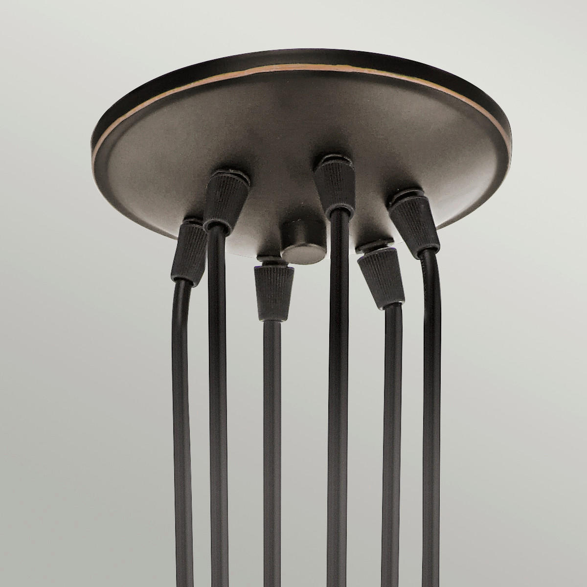 HÄNGELEUCHTE 30.5/25.3 cm    - Bronzefarben, Konventionell, Glas/Metall (30.5/25.3cm) - Elstead Lighting