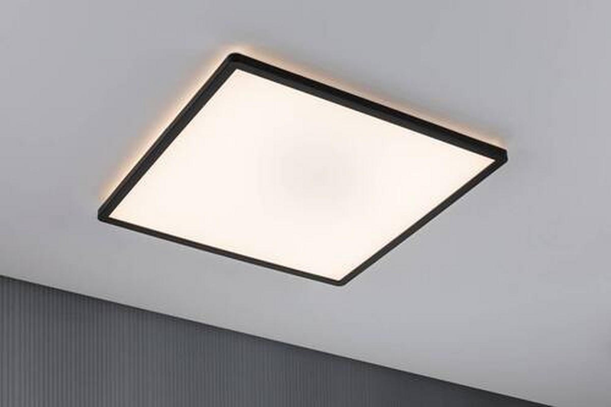 LED-PANEEL  - Schwarz, Basics, Kunststoff (42/42cm) - Paulmann