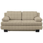 SCHLAFSOFA Macy in Sandfarben  - Sandfarben/Wengefarben, Design, Holz/Textil (203/94/100cm) - Novel