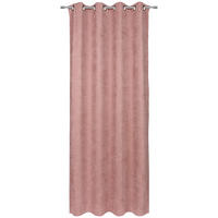 ZAVESA SA KARIKAMA ružičasta 140/245 cm   - ružičasta, Konvencionalno, tekstil (140/245cm) - Esposa