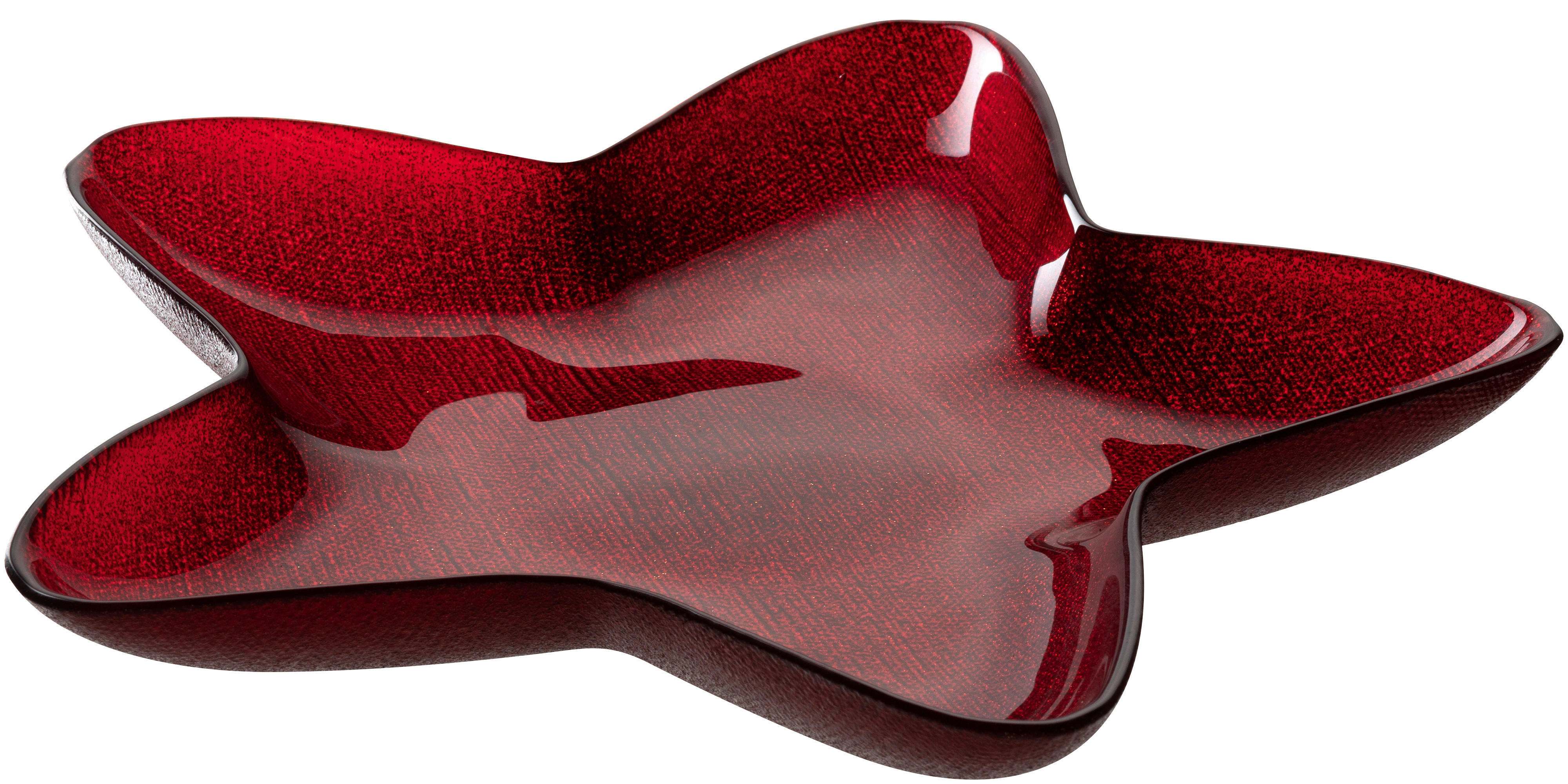 MISKA, sklo, 29/3/29 cm  - červená, Lifestyle, sklo (29/3/29cm) - Leonardo