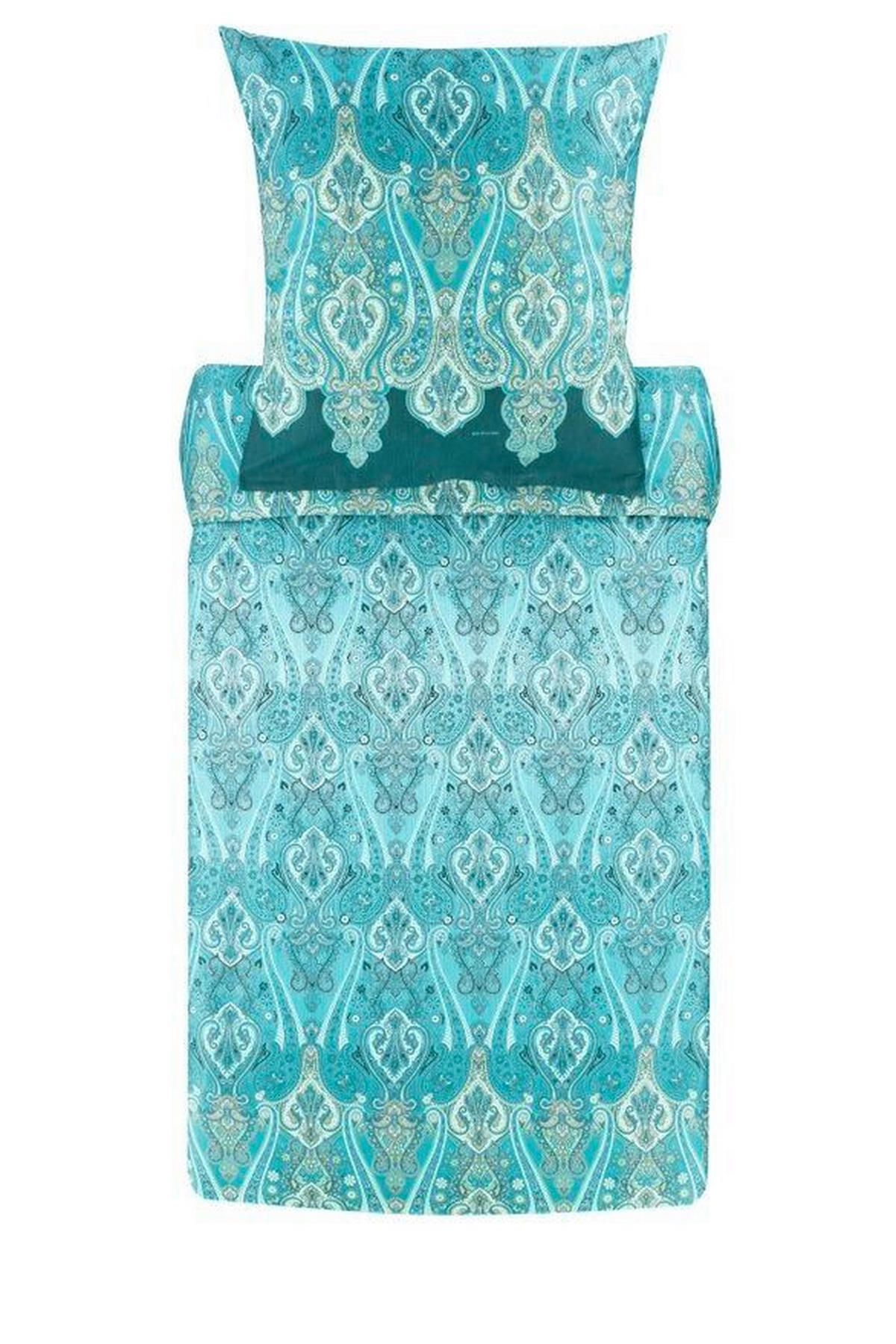 BETTWÄSCHE Ragusa 200/200 cm  - Grün, Basics, Textil (200/200cm) - Bassetti