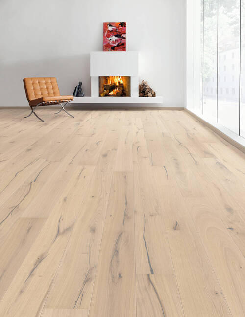 PARKETTBODEN Living by HARO PARKETT 2500 LA  per  m² - Hellbraun, Basics, Holzwerkstoff (18/220cm) - Living by HARO