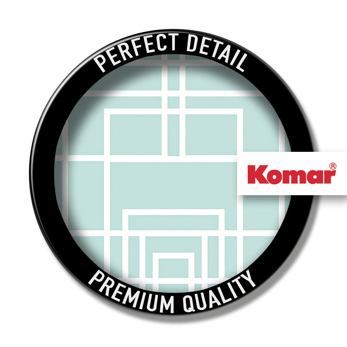 NON WOVEN-TAPET 400/250 cm  - vit/turkos, Basics (400/250cm) - Komar