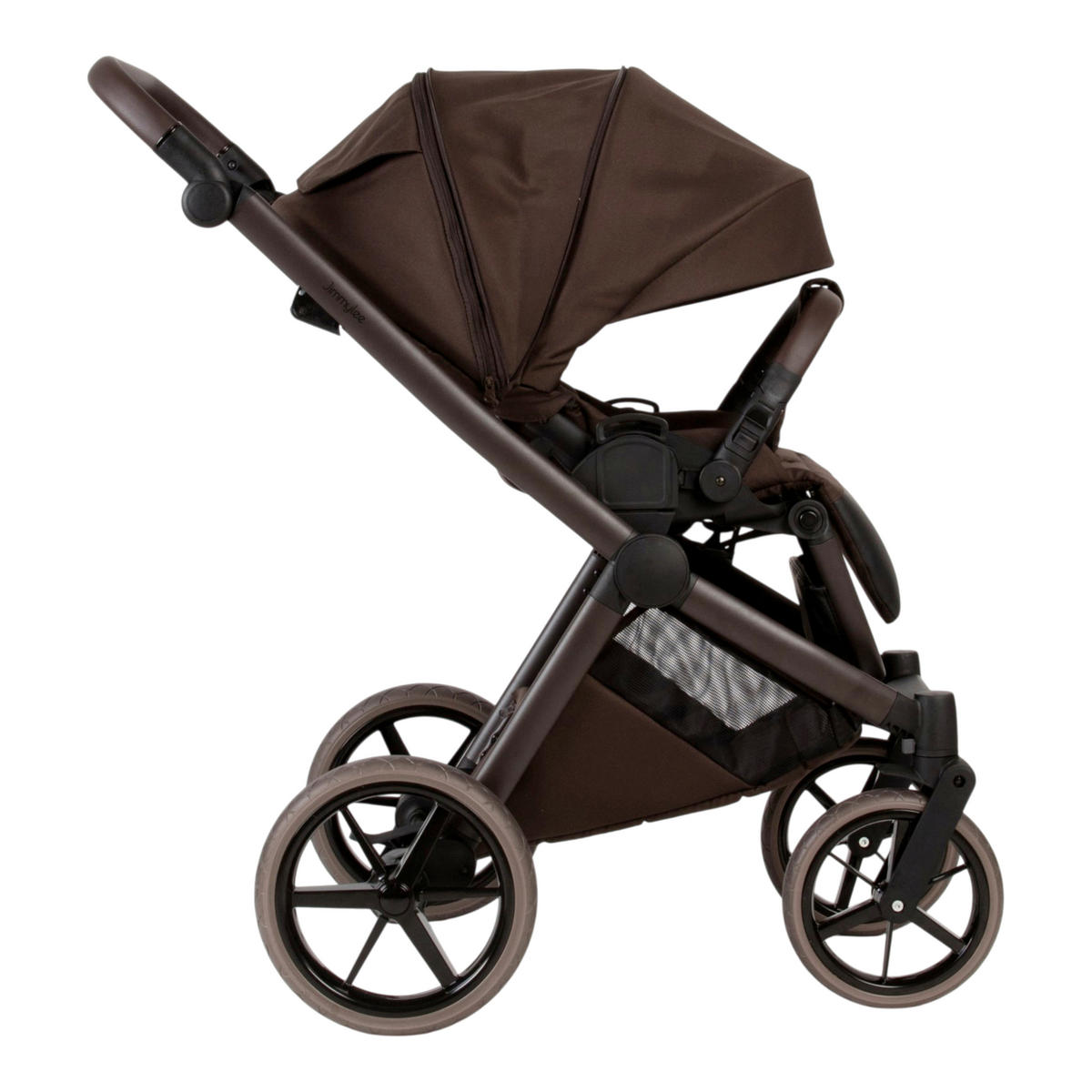 KINDERWAGENSET  - Braun, Trend, Kunststoff/Textil (100/59/106cm) - Jimmylee