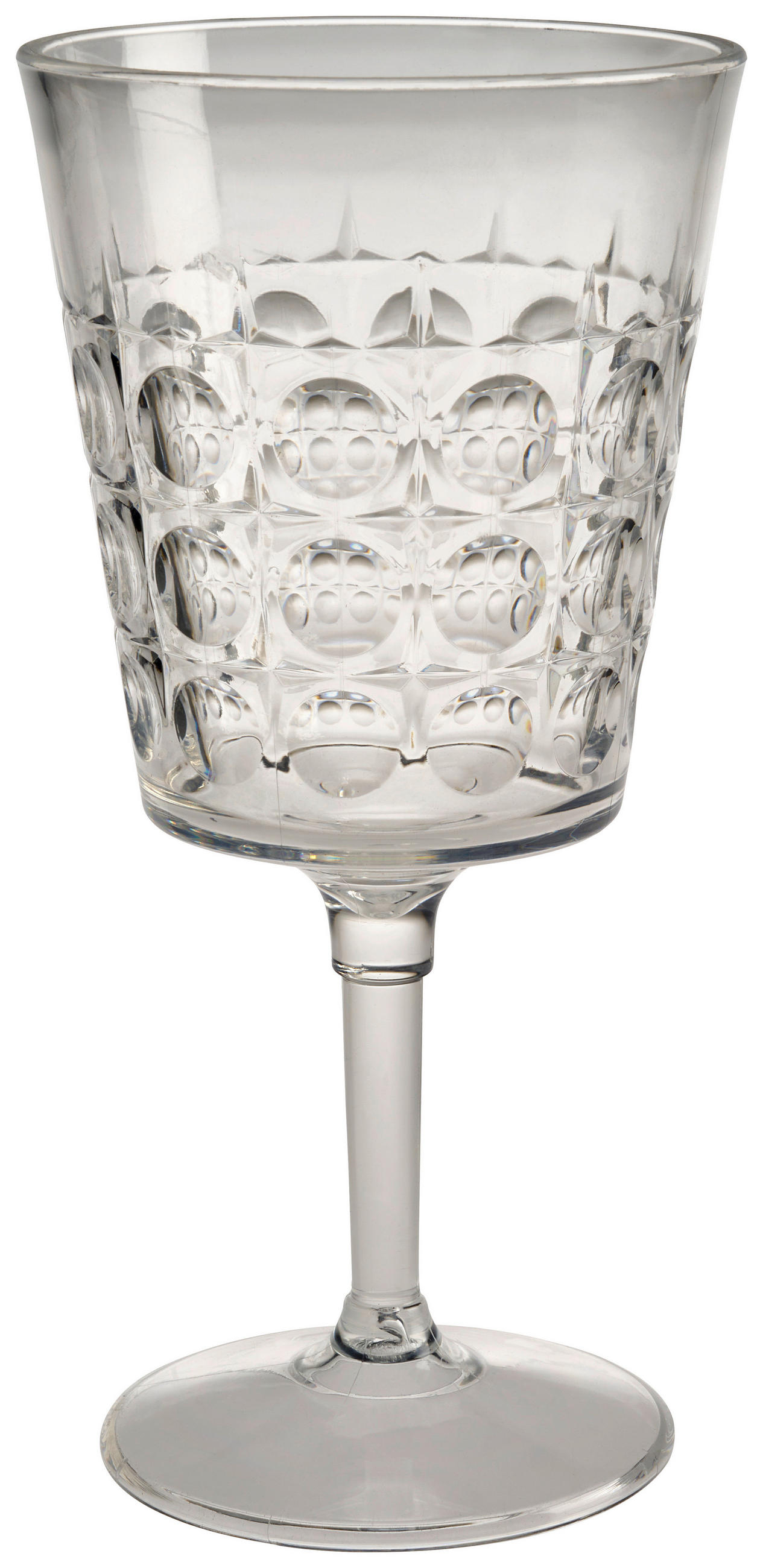 Pahar Pentru Vin 360 ml  - străveziu, Basics, plastic (8,4/12cm) - Ambia Home