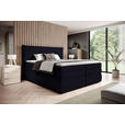 BOXSPRINGBETT 180/200 cm  in Schwarz  - Schwarz, Design, Kunststoff/Textil (180/200cm) - Esposa