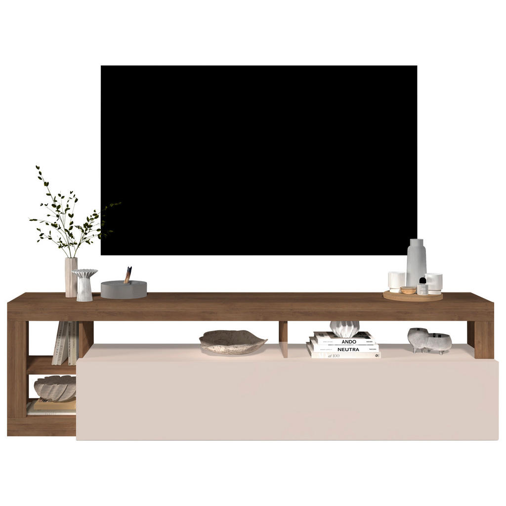 Tv-element Hamburg Eiche Dekor, Kaschmir B: 184cm