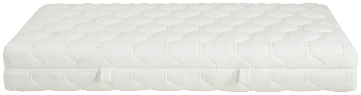 MATRATZE 160/200 cm Höhe ca. 25 cm 7 -Zonen - Weiß, KONVENTIONELL, Textil (160/200cm) - Ele