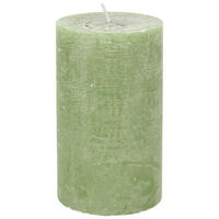 BOUGIE PILIER 10/18 cm  - Olivgrün, Basics, Naturmaterialien (10/18cm) - Ambia Home