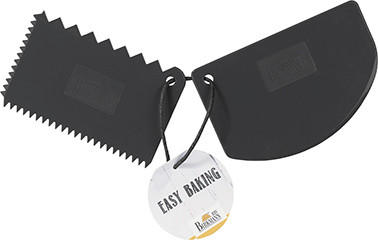 TEIGKARTE - Grau, Basics, Kunststoff (8/0,1/12cm) - Birkmann