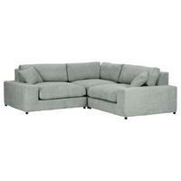 ECKSOFA  Eukalyptusholzfarben Bouclé  - Greige/Eukalyptusholzfarben, MODERN, Kunststoff/Textil (255/255cm) - Landscape