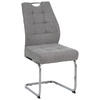 SCHWINGSTUHL  in Eisen Cord  - Chromfarben/Braun, Design, Textil/Metall (46/96/61.5cm) - Carryhome