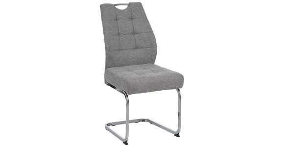 SCHWINGSTUHL in Eisen Cord - Chromfarben/Braun, Design, Textil/Metall (46/96/61.5cm) - Carryhome