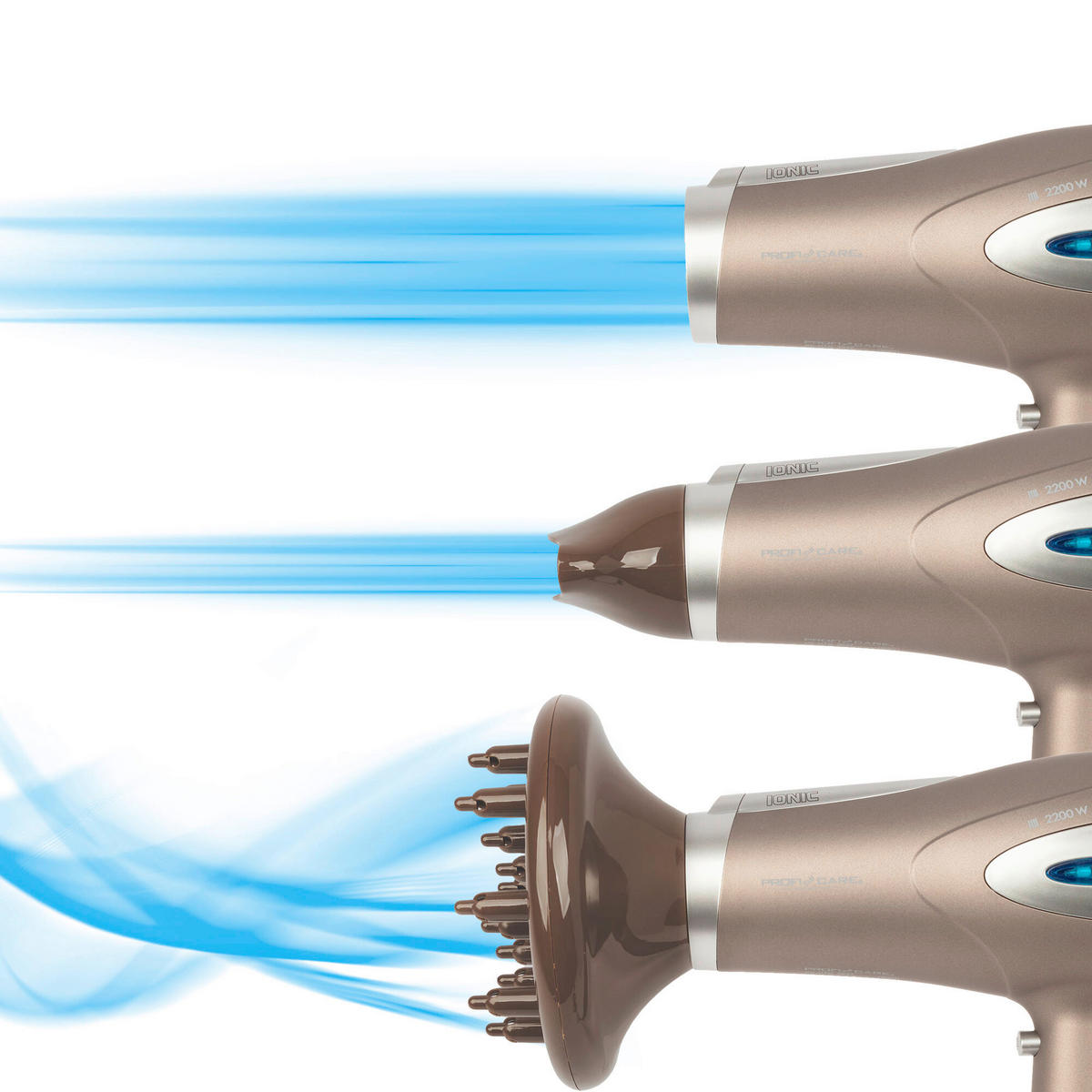 HAARTROCKNER  - Cappuccino, Basics, Kunststoff (22/27/9,5cm) - Bomann