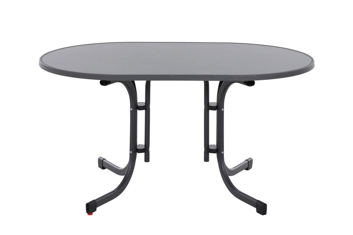 GARTENGARNITUR 5-teilig  - Grau, Basics, Holzwerkstoff/Kunststoff (90/80/140cm) - Siena Garden