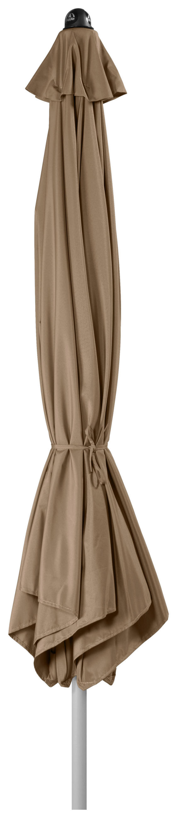 SONNENSCHIRM 320 cm Greige  - Greige/Silberfarben, Basics, Textil/Metall (320cm) - Doppler