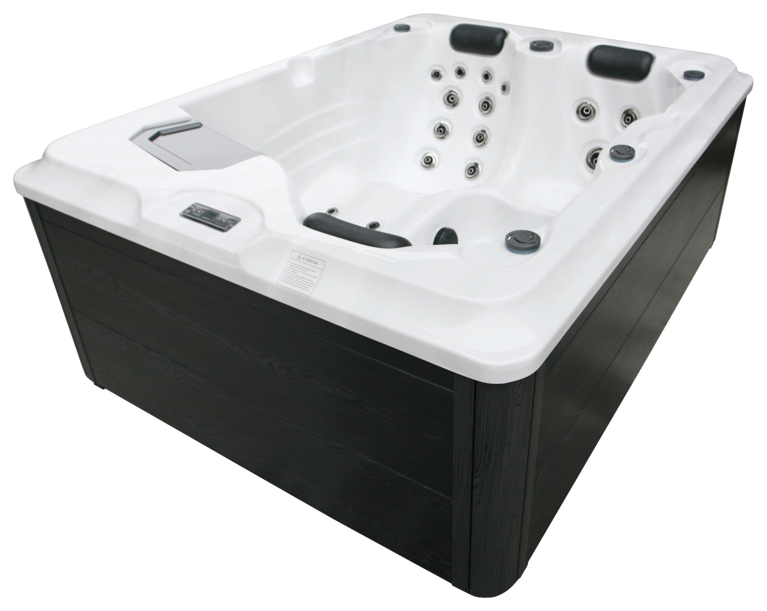 WHIRLPOOL XXL1952  - Silberfarben/Schwarz, Basics, Kunststoff (160/210/80cm)