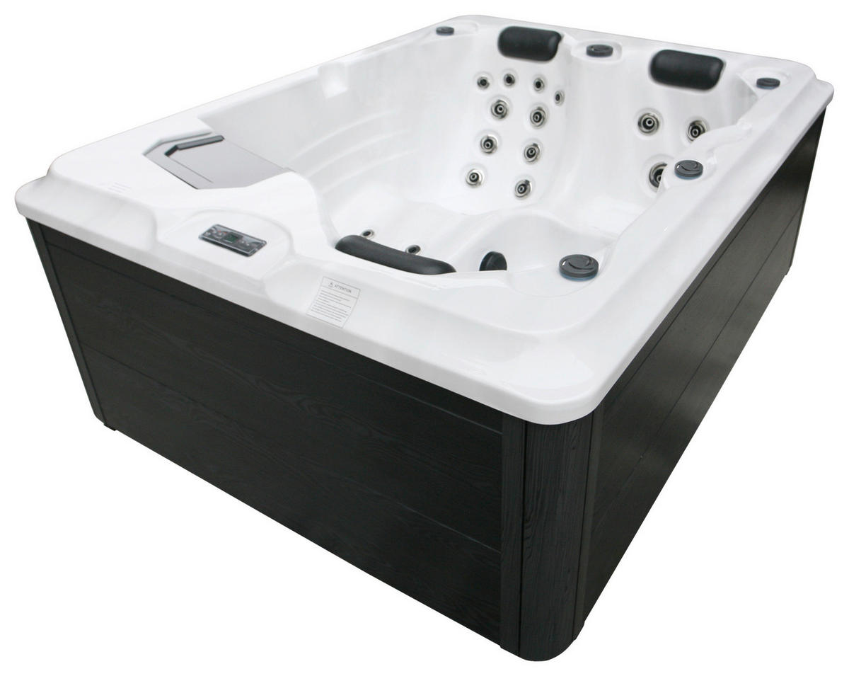 WHIRLPOOL XXL1952  - Silberfarben/Schwarz, Basics, Kunststoff (160/210/80cm)