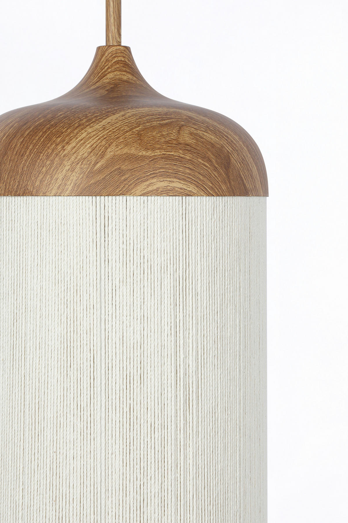 HÄNGELEUCHTE Dania 27,5/52/27,5 cm   - Creme, Design, Kunststoff/Textil (27,5/52/27,5cm) - Light & Living