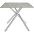 ESSTISCH rechteckig Beige  - Beige, Design, Stein/Metall (180/90/76cm) - Carryhome