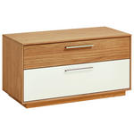 GARDEROBENBANK  in 86/45/40 cm  - Eichefarben/Weiß, Design, Holz/Holzwerkstoff (86/45/40cm) - Novel