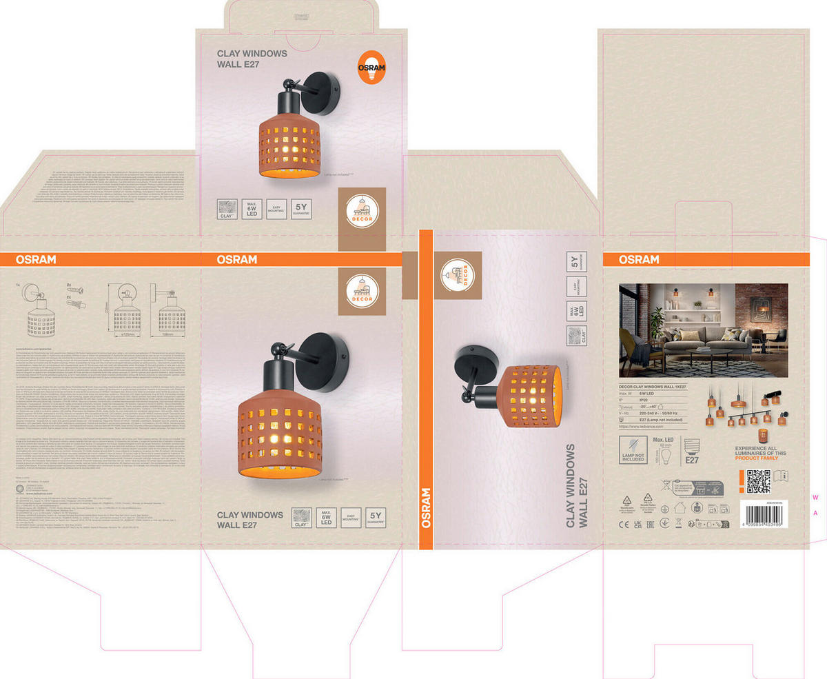 STRAHLER 12.5/16.8/23.2 cm   - Braun, Basics, Keramik/Metall (12.5/16.8/23.2cm) - Osram