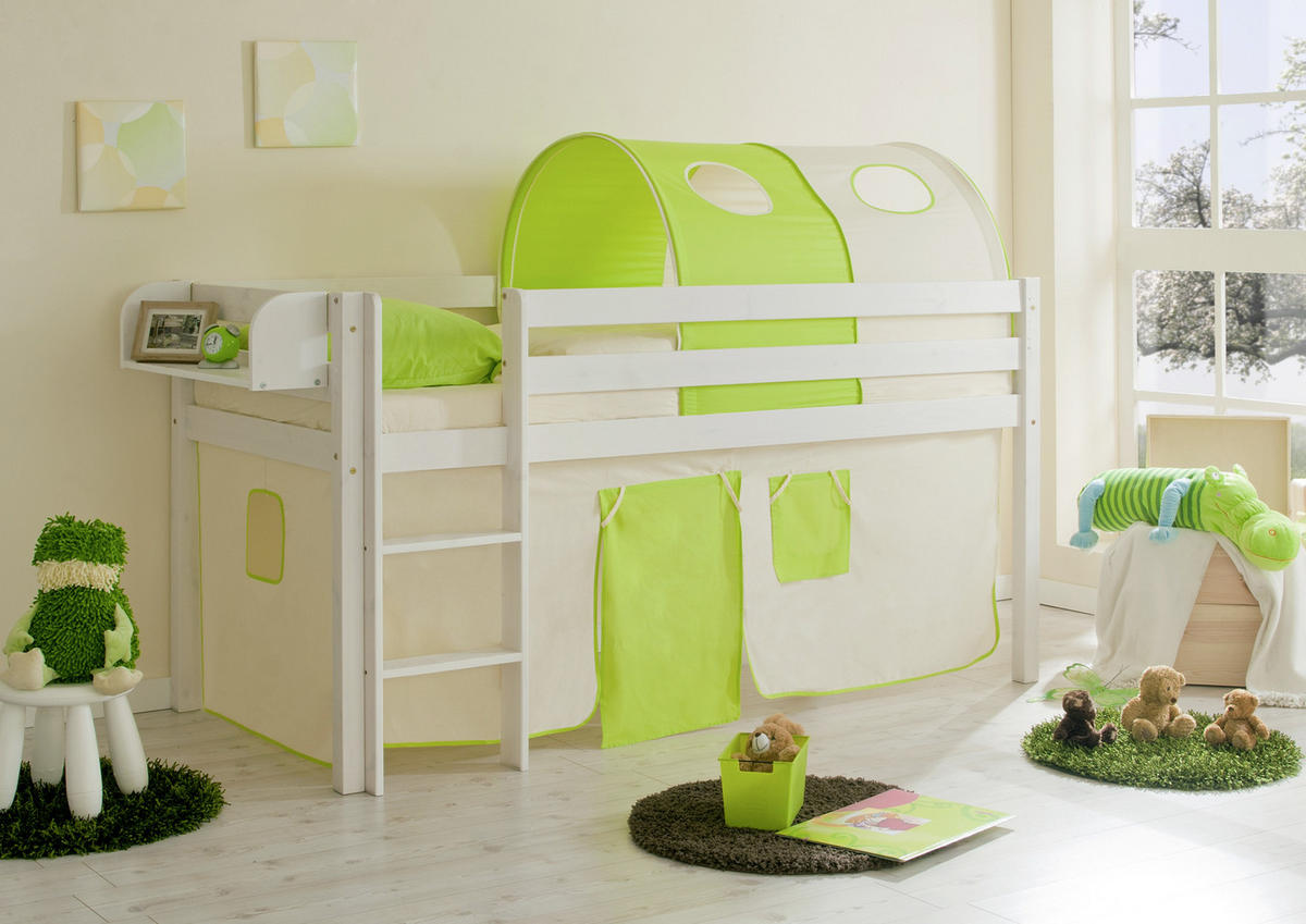HOCHBETT 90/200 cm  - Beige/Weiß, Natur, Holz (90/200cm) - MID.YOU
