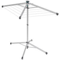 WÄSCHESPINNE LINO POPUP 82500 110/110/95 cm  - Anthrazit/Silberfarben, Basics, Metall (110/110/95cm) - Leifheit