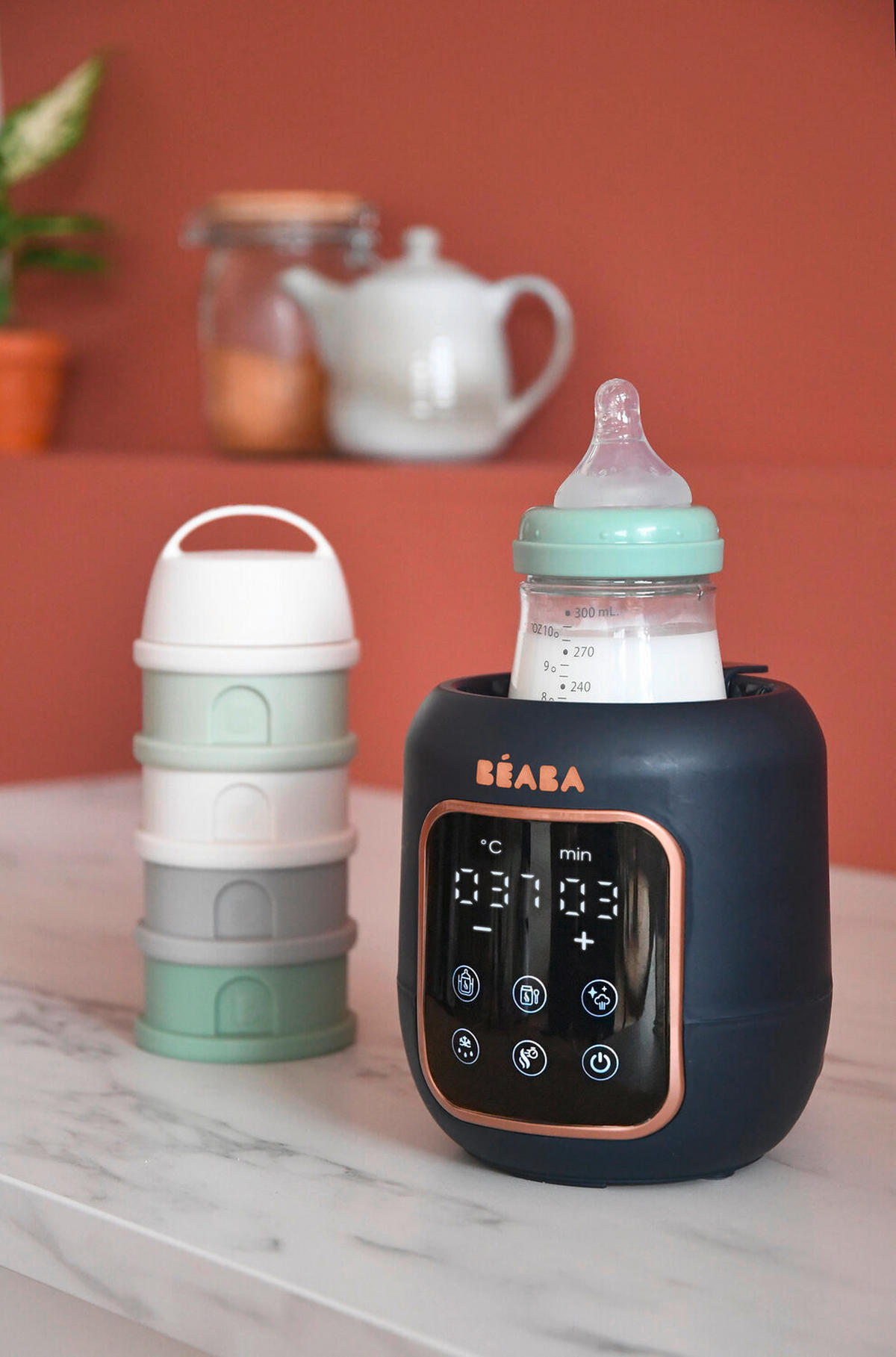 BABYKOSTWÄRMER  - Dunkelblau, Basics (13.5/13/30cm) - Beaba