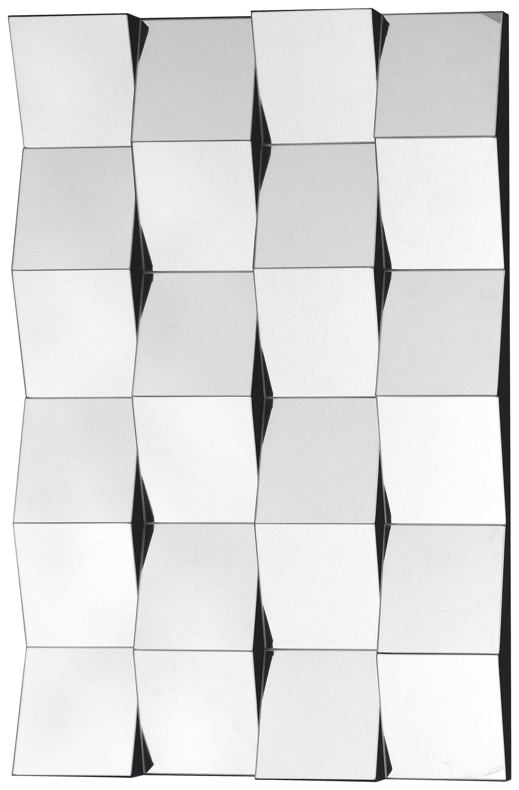 WANDSPIEGEL 90/60/4,5 cm  - Silberfarben, Basics, Glas/Holzwerkstoff (90/60/4,5cm) - Kayoom